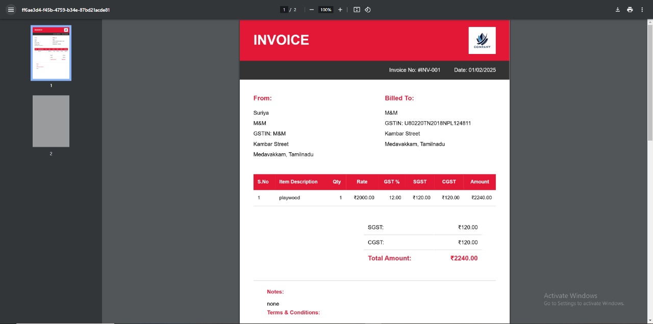 CRM Interface 1